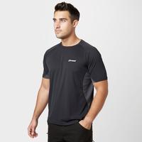 berghaus mens tech ss crew tee black