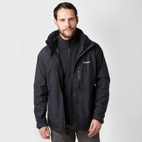 berghaus mens arisdale 3 in 1 gore tex jacket black