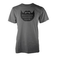 Bearded Gamers Club Men\'s Charcoal T-Shirt - XXL