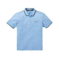 Ben Sherman Script Pique Polo L