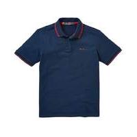 ben sherman script pique polo r