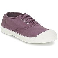 bensimon tennis lacet boyss childrens shoes trainers in purple