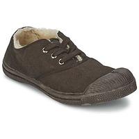 bensimon tennis fourrees boyss childrens shoes trainers in brown