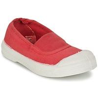 Bensimon TENNIS ELASTIQUE girls\'s Children\'s Shoes (Pumps / Ballerinas) in red