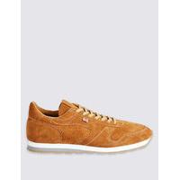 Best of British for M&S Collection Seoul 88 Tan Suede Trainers