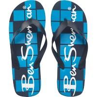 Ben Sherman Mens Atlantic Flip Flops Blue