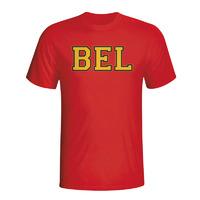 belgium country iso t shirt red