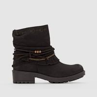 BELIA Suede Leather Ankle Boots