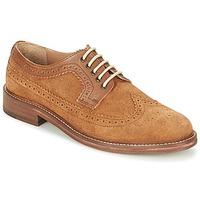 ben sherman leon long wing mens casual shoes in brown