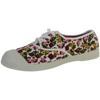 bensimon shoes fleurs 0101 blanc mens shoes trainers in white