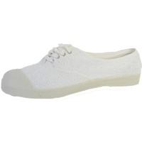 Bensimon Shoes Broderie 101 Blanc men\'s Shoes (Trainers) in white
