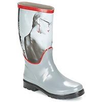 be only tower womens wellington boots in grey