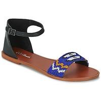 betty london benetto womens sandals in blue