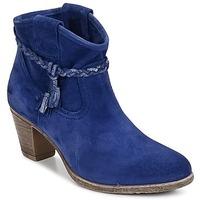 betty london egatare womens low ankle boots in blue