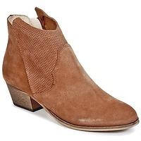 betty london fieme womens low ankle boots in brown