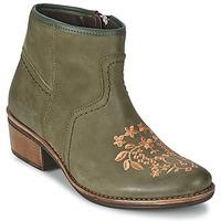 betty london romila womens mid boots in green