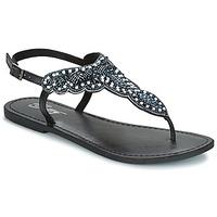 betty london gresa womens sandals in black