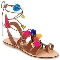 betty london gelo womens sandals in brown