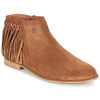 betty london giffo womens low ankle boots in brown