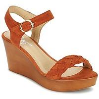 betty london gimi womens sandals in orange