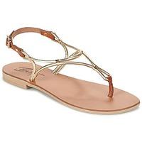 betty london gardo womens sandals in gold