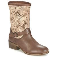 betty london castagno womens mid boots in brown