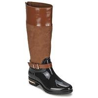 be only constance womens wellington boots in brown