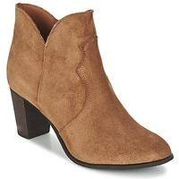 betty london fazille womens low ankle boots in brown