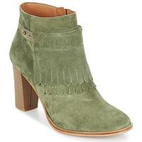 betty london giate womens low ankle boots in green