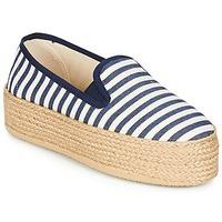 betty london gromy womens espadrilles casual shoes in blue