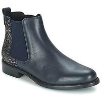 betty london normandia womens mid boots in blue