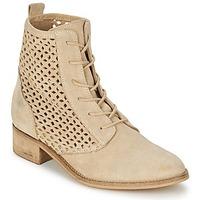 betty london camurca womens mid boots in beige