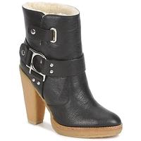 belle by sigerson morrison zuma womens low ankle boots in black