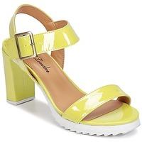 betty london ejona womens sandals in yellow