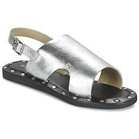 betty london ejade womens sandals in silver