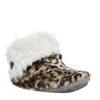 Bedroom Athletics Jesse Short Slipper Boot LEOPARD