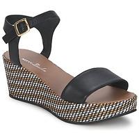 betty london preta womens sandals in black