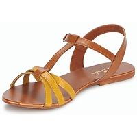 betty london ixadol womens sandals in yellow