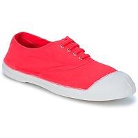 bensimon tennis lacet womens shoes trainers in pink