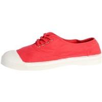 bensimon shoes lacet rouge 310 womens shoes trainers in red