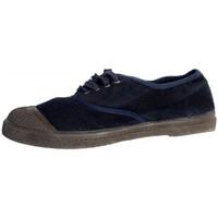 bensimon shoes vintage marine 516 womens shoes trainers in blue