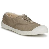 Bensimon TENNIS LACETS FOURREES women\'s Shoes (Trainers) in BEIGE