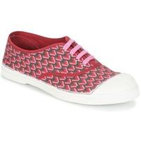 bensimon tennis retro triangle womens shoes trainers in pink