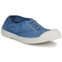 bensimon tennis lacet womens shoes trainers in blue