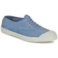 bensimon tennis lacet womens shoes trainers in blue