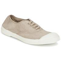 bensimon tennis lacet womens shoes trainers in beige