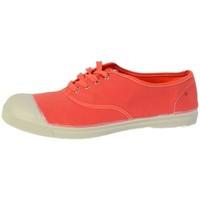 bensimon shoes vintage femme 208 corail womens shoes trainers in red