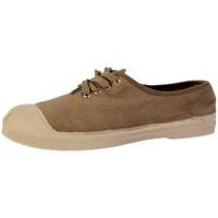 bensimon shoes militaire marine 110 sable womens shoes trainers in bro ...