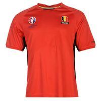 belgium uefa euro 2016 poly training tee red