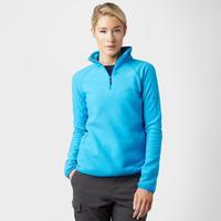 Berghaus Women\'s Hartsop Half Zip Fleece - Blue, Blue